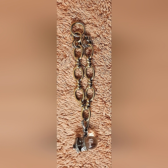 Juicy Couture Fortune Teller Love Crystal Ball Charm Bracelet Globe Pave Future - Picture 10 of 11